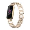 Compatible for Fitbit Luxe Band Adjustable Stainless Steel Parker Link Bracelet Replacement Wristbands Classy Dressy Straps for Luxe Accessories for Women view 1