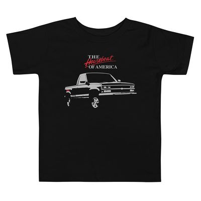 JG Infinite 1988 Chevy C/K1500 Pickup Truck Toddler Short Sleeve Tee Black