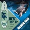 FunWater Inflatable Stand Up Paddle Board Ultra-Light Inflatable SUP Board Paddle Blow up Paddle Boards for Adults with SUP Advanced Accessories, Double-Ended Paddle, Seat, Pump, Backpack, Leash view 2