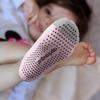 Aprilaugust Non Skid Grip Cotton Socks for Kids, Perfect for Daily wear, Yoga, Dance, Barre, Ballet (Pink + Blue (2 pairs), XS (1~3 yrs)) view 4