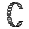 Compatible with Fitbit Luxe Band Adjustable Stainless Steel Parker Link Bracelet Replacement Wristbands Classy Dressy Straps for Luxe Accessories for Women(Black) view 4
