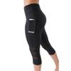 Familyhouse Women's Capris Leggings Workout Running Leggings Cropped Yoga Pants Sports Tights Gym Leggings (Black,XL) view 2