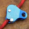 QKDS Climbing Rope Grab, High Strength Self Locking Safety Protective, Climbing Ascender Fall Protection Belay Device Climbing Rope Grip Clamp for Rock Climbing Mountaineering(Blue) view 2