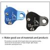 QKDS Climbing Rope Grab, High Strength Self Locking Safety Protective, Climbing Ascender Fall Protection Belay Device Climbing Rope Grip Clamp for Rock Climbing Mountaineering(Blue) view 4