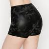 ALWAYS Women's Faux Leather Shorts - High Waisted Stretch Sexy Bodycon Short Hot Pants Animal Print Black Medium view 3