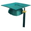 Newrara Unisex Shiny Kindergarten Graduation Gown Cap with Tassel (24, Green) view 2