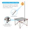 Lybile Portable Camping Lantern Stand with Stake, Adjustable Heights Lightweight Aluminum Alloy Light Stand, Outdoor Collapsible Pole for Camping, Hiking, Fishing, Backpacking, Garden BBQ, Black view 4