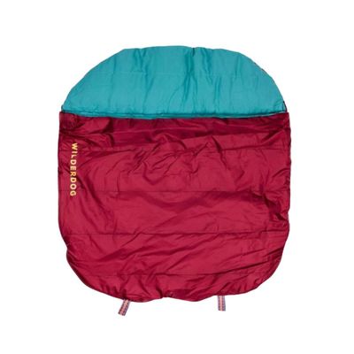 Wilderdog Dog Sleeping Bag - 36in x 28in - Maroon