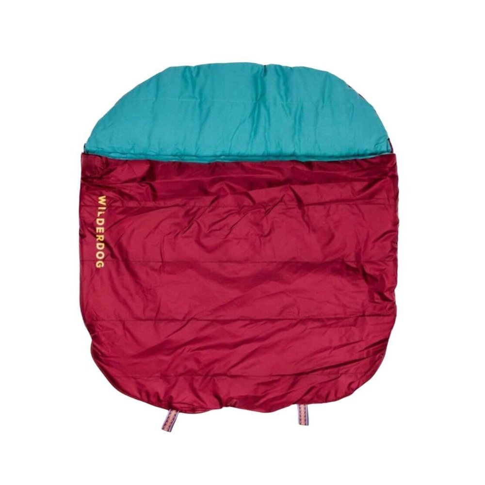 Wilderdog Dog Sleeping Bag - 36in x 28in - Maroon