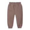 Kids Brushed Fleece Active Pants Child Thick Cotton Jogger Elastic Waist Pocket Sweatpants Solid Long Trousers view 2