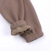 Kids Brushed Fleece Active Pants Child Thick Cotton Jogger Elastic Waist Pocket Sweatpants Solid Long Trousers view 4