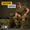 M-Tac Military Mid Calf Boot Socks 2 Pack - Wick Dry Men Coolmax RibTop Nylon Army Combat Socks (OCP, L) view 2