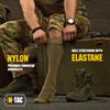 M-Tac Military Mid Calf Boot Socks 2 Pack - Wick Dry Men Coolmax RibTop Nylon Army Combat Socks (OCP, L) view 3