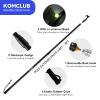 KOMCLUB Telescoping Boat Hook for Docking 3-Stage Telescopic Boat Hook Pole Newest Luminous Design Non-Slip EVA Hand Grips - 8 Feet view 2