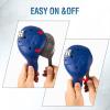 FRANKTECH Golf Head Covers, EVA Plastic Golf Club Covers for Driver Fairway Woods Hybrid, Driver Headcover with Pins, Fit All Right-Handed Golf Clubs, Easy On Off, Washable (Blue 4pcs Set) view 3