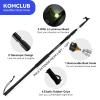 KOMCLUB Telescoping Boat Hook for Docking 3-Stage Telescopic Boat Hook Pole Newest Luminous Design Non-Slip EVA Hand Grips - 12 Feet view 2