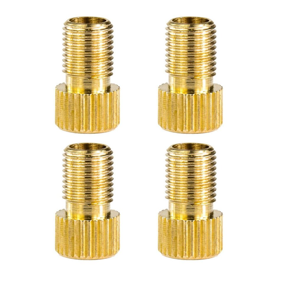 Bicycle Accessories Bicycle Valve Adapter DV,for SV to AV (Car Valve) with Rin Bike Accessories 1/2/3/4/5/6PCS Bike Parts (Color : 4PCS)