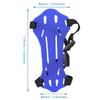 4 Pack Archery Armguard Adjustable 2 Straps Buckles Forearm Protector for Kids & Youth Recurve Bows Longbow Hunting Archers(Black, Blue, Red, Green) view 2