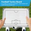 Football Coaches Tactical Board, Pure Vie Portable Soccer Magnetic Tactics Strategy Notebook Football Coaching Clipboard - Sport Training Assistant Equipment KIt with Player Markers, Pen and Eraser view 3
