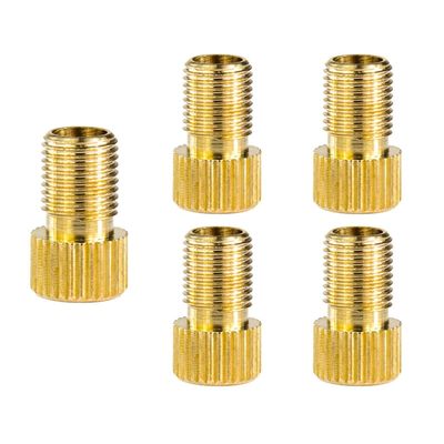 Bicycle Accessories Bicycle Valve Adapter DV,for SV to AV (Car Valve) with Rin Bike Accessories 1/2/3/4/5/6PCS Bike Parts (Color : 5PCS)