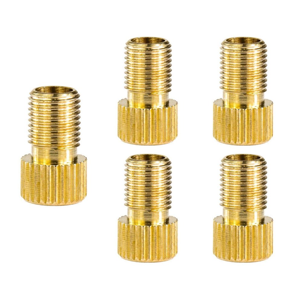 Bicycle Accessories Bicycle Valve Adapter DV,for SV to AV (Car Valve) with Rin Bike Accessories 1/2/3/4/5/6PCS Bike Parts (Color : 5PCS)