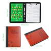 Pure Vie Football Coaches Tactical Board, Portable Soccer Magnetic Tactics Strategy Notebook Football Coaching Clipboard - Sport Training Assistant Equipment KIt with Player Markers, Pen and Eraser view 2