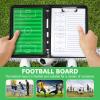 Pure Vie Football Coaches Tactical Board, Portable Soccer Magnetic Tactics Strategy Notebook Football Coaching Clipboard - Sport Training Assistant Equipment KIt with Player Markers, Pen and Eraser view 4