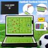 Football Coaches Tactical Board, Pure Vie Portable Soccer Magnetic Tactics Strategy Notebook Football Coaching Clipboard - Sport Training Assistant Equipment KIt with Player Markers, Pen and Eraser view 2