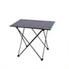 UNISTRENGH Foldable Camping Table Portable Camping Side Tables Ultralight Waterproof Aluminum Alloy Table Top with Carrying Bag for Picnic Camp Beach Outdoor BBQ Cooking (Black-Medium) view 4