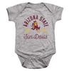 ASU Sun Devils Arizona State Official Sun Devils Unisex Infant Snap Suit for Baby,Athletic Heather, 12 Months view 1