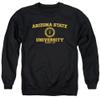 ASU Sun Devils Arizona State Official Circle Logo Unisex Adult Crewneck Sweatshirt,Black, Medium view 1