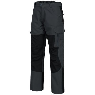 BASSDASH Splice Men's Waterproof Breathable Hunting Fishing Pants Dark Grey/Black