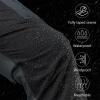 BASSDASH Splice Men's Waterproof Breathable Hunting Fishing Pants Dark Grey/Black view 3