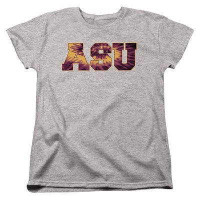 ASU Sun Devils Arizona State Official Tie-Dye Women's T Shirt,Athletic Heather, X-Large