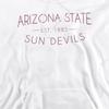 ASU Sun Devils Arizona State Official Simple Unisex Adult Pull-Over Hoodie,White, 2X-Large view 2