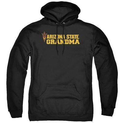 ASU Sun Devils Arizona State Official Grandma Unisex Adult Pull-Over Hoodie,Black, X-Large