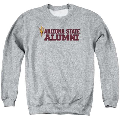 ASU Sun Devils Arizona State Official Alumni Unisex Adult Crewneck Sweatshirt,Athletic Heather, Large