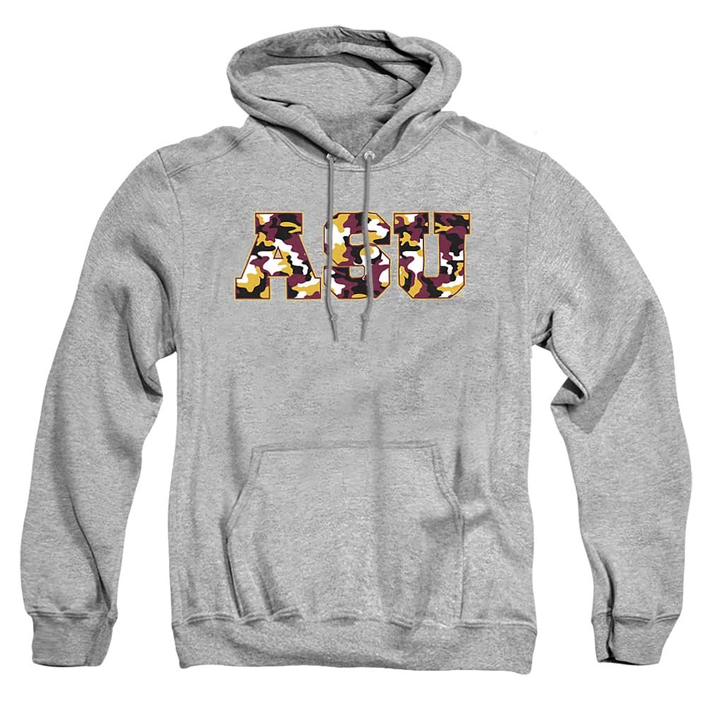 ASU Sun Devils Arizona State Official Camo Unisex Adult Pull-Over Hoodie,Athletic Heather, 2X-Large
