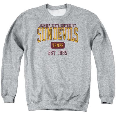 ASU Sun Devils Arizona State Official Est. Date Unisex Adult Crewneck Sweatshirt,Athletic Heather, 2X-Large