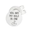 Golf Gifts for Men Golf Ball Marker with Hat Clip You Are My Hole In One view 1