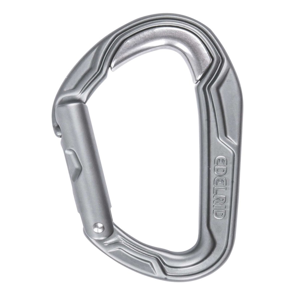 EDELRID Bulletproof Non-Locking Carabiner - Slate Straight Gate