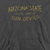 ASU Sun Devils Arizona State Official Simple Unisex Adult Pull-Over Hoodie,Charcoal, 2X-Large view 2