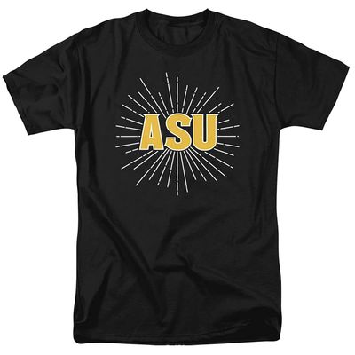 ASU Sun Devils Arizona State Official Burst Unisex Adult T-Shirt, Black, 5X-Large