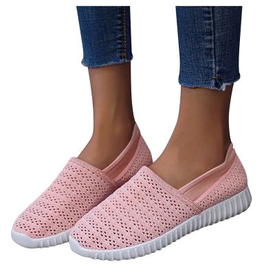 ZBYY Women's Sneakers Slip-on Walking Shoes Mesh Casual Breathable Athletic Tennis Slip on Running Sneakers