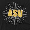 ASU Sun Devils Arizona State Official Burst Women's T Shirt,Black, Medium view 2