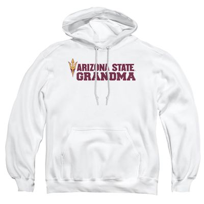 ASU Sun Devils Arizona State Official Grandma Unisex Adult Pull-Over Hoodie,White, X-Large