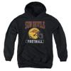 ASU Sun Devils Arizona State Official Football Helmet Unisex Youth Pull-Over Hoodie,Black, Medium view 1