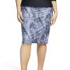 Shira Modest Woman Tznius Athletic Midi Swim Skirt - Modest Fashion Tznius Dresses for Women Tennis, Beach, Sports, Midi Lenght UPF 50+ Sun Protection (Silver Snaked - Size Small) view 1