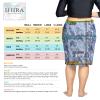 Shira Modest Woman Tznius Athletic Midi Swim Skirt - Modest Fashion Tznius Dresses for Women Tennis, Beach, Sports, Midi Lenght UPF 50+ Sun Protection (Silver Snaked - Size Small) view 3