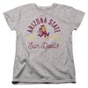 ASU Sun Devils Arizona State Official Sun Devils Women's T Shirt,Athletic Heather, Small view 1